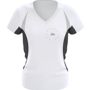 5b4 - nachhaltiges Laufshirt Damen - Frauen Laufshirt tailliert geschnitten-6757